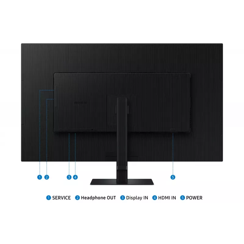 Monitor komputerowy Samsung S70D 94 cm (37 cali) 3840 x 2160 pikseli 4K Ultra HD LCD Czarny
