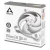 ARCTIC BioniX P120 (Szary/Biały) – Wentylator gamingowy 120 mm zoptymalizowany pod kątem ciśnienia z PWM PST