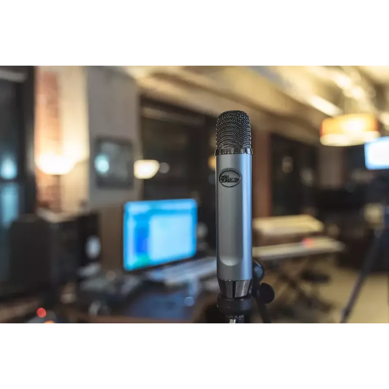 Studio Microphone niebieski Microphones Ember