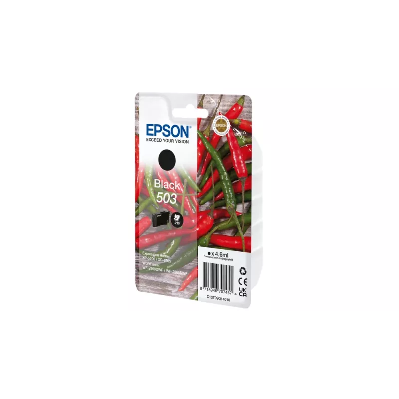 Kaseta z tuszem Epson 503 1 szt. Oryginalna Standardowa wydajność Czarny