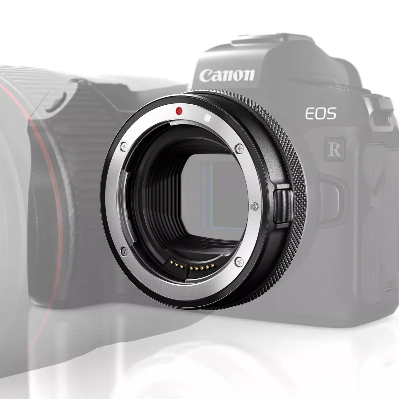Adapter obiektywu Canon EF-EOS R z pierścieniem sterującym