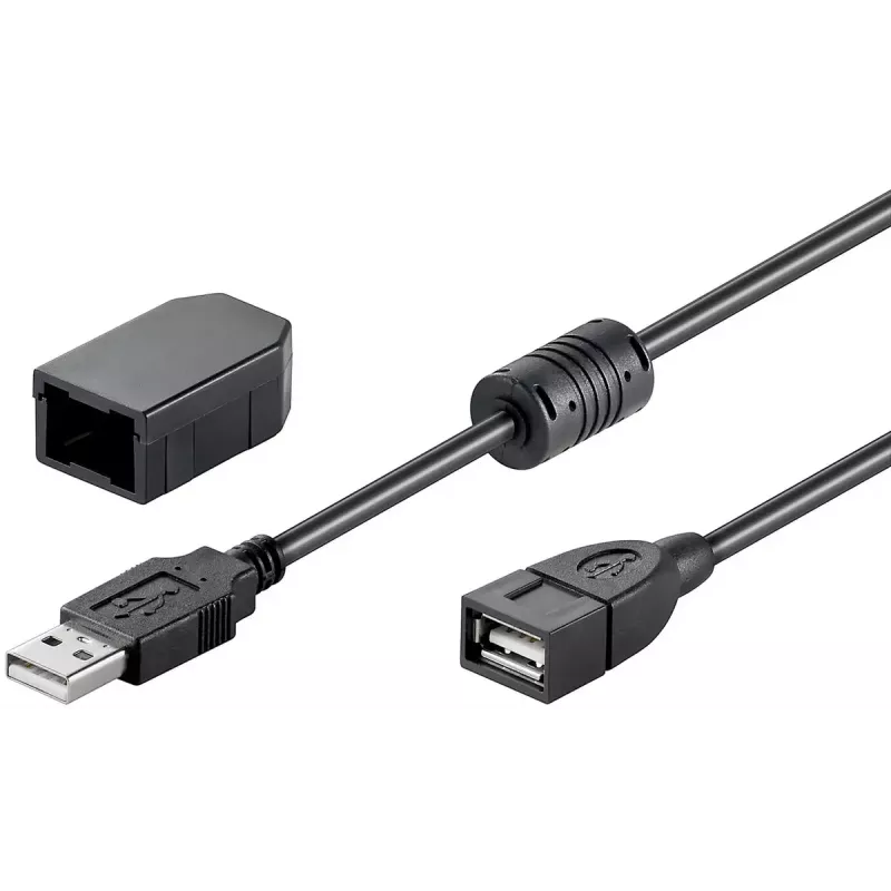Kabel USB Goobay 93284 USB 2.0 2 m USB A Czarny