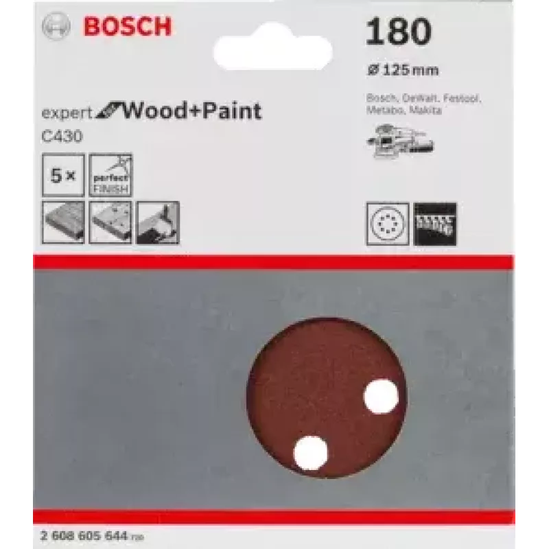 Krążki ścierne Bosch C430 Expert do drewna i farb