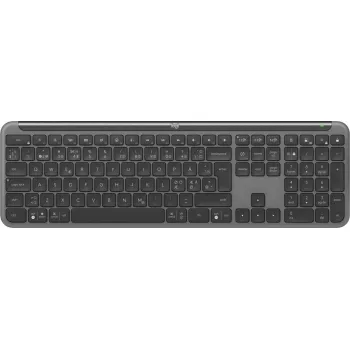 Klawiatura biurowa Logitech K950 Signature cienki RF Wireless Bluetooth QWERTY duńska fińska nordycka szwedzka grafitowa