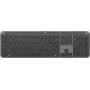 Klawiatura biurowa Logitech K950 Signature cienki RF Wireless Bluetooth QWERTY duńska fińska nordycka szwedzka grafitowa