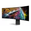 Monitor komputerowy Samsung G95SC 124,5 cm (49 cali) 5120 x 1440 Dual QHD OLED Srebrny