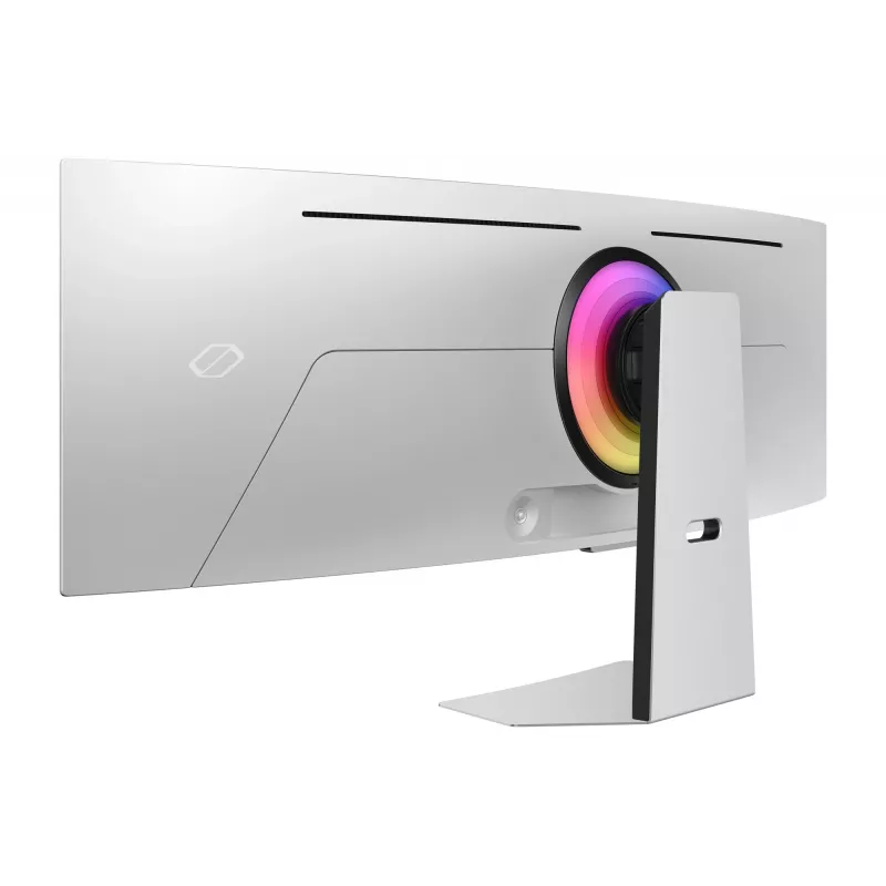 Monitor komputerowy Samsung G95SC 124,5 cm (49 cali) 5120 x 1440 Dual QHD OLED Srebrny