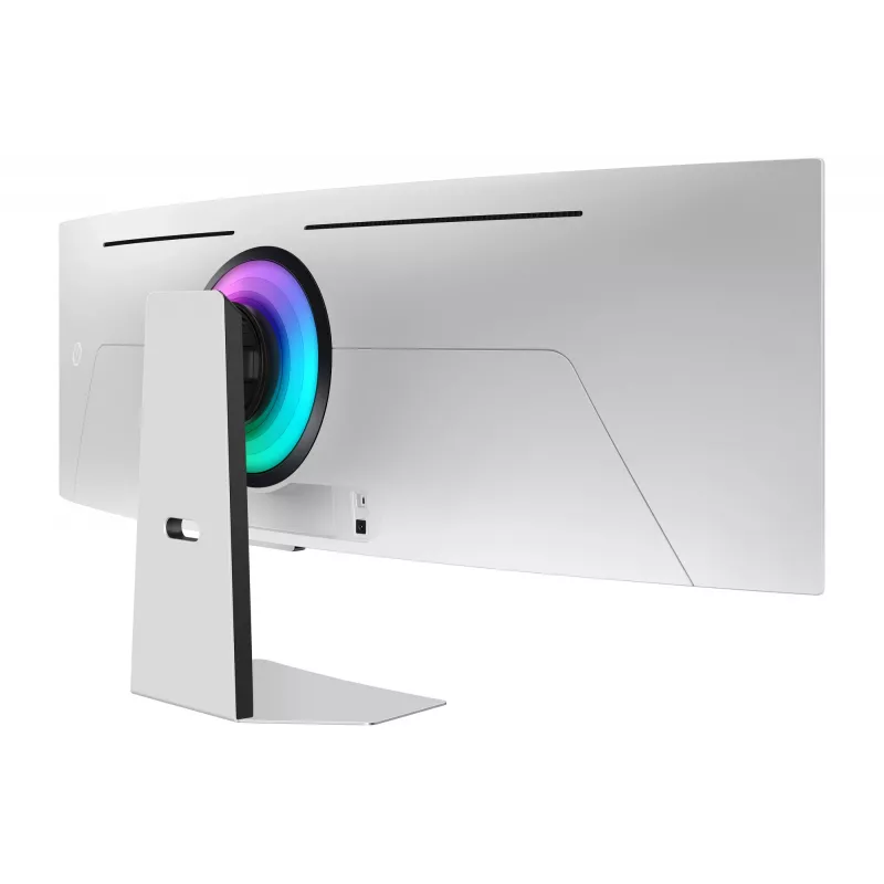 Monitor komputerowy Samsung G95SC 124,5 cm (49 cali) 5120 x 1440 Dual QHD OLED Srebrny