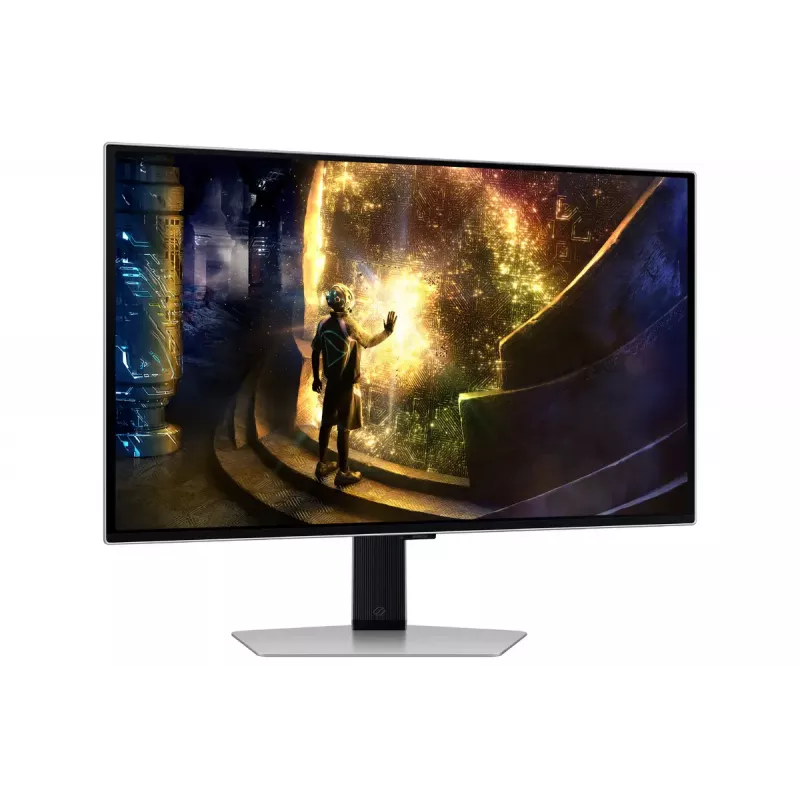 Monitor komputerowy Samsung G61SD 68,6 cm (27 cali) 2560 x 1440 pikseli Quad HD OLED Srebrny