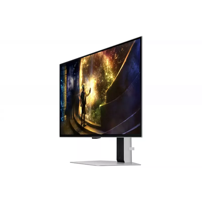 Monitor komputerowy Samsung G61SD 68,6 cm (27 cali) 2560 x 1440 pikseli Quad HD OLED Srebrny
