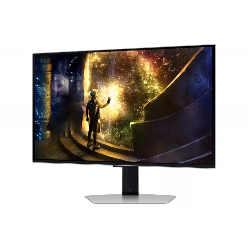 Monitor komputerowy Samsung G61SD 68,6 cm (27 cali) 2560 x 1440 pikseli Quad HD OLED Srebrny