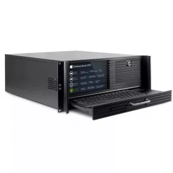 Obudowa serwerowa Inter-Tech 4U 4452-TFT Rack czarna
