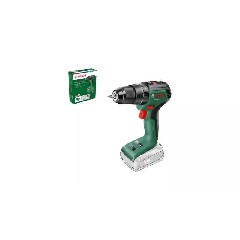 Bosch Universal Impact 18V-60 1900 RPM beznarzędziowy 1,3 kg Czarny, Zielony