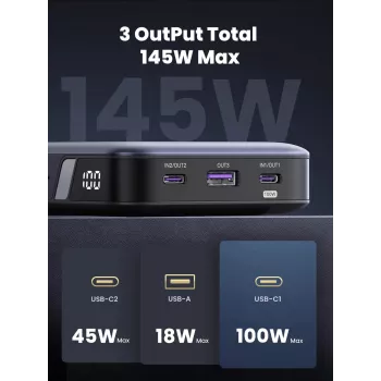 Przenośny powerbank Ugreen 90597A 25000 mAh