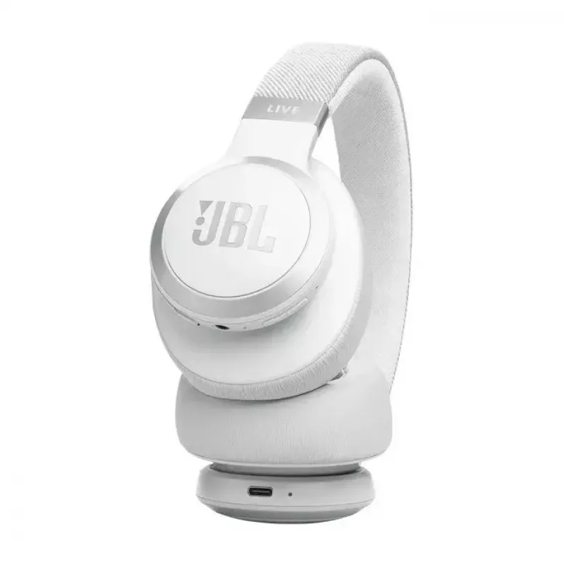 Słuchawki JBL Live 770NC Bezprzewodowe Nauszne Rozmowy/Muzyka Bluetooth Biały