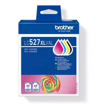 Cartridge Brother LC-527XLVAL Multipack MFCJ4350DW/4550DW Kolor