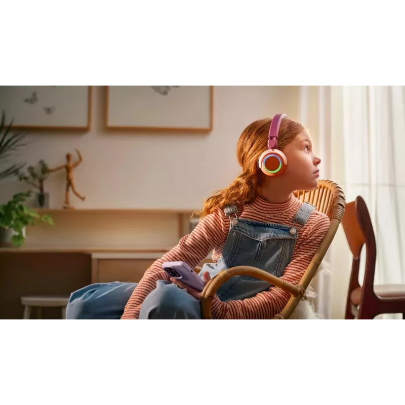 Słuchawki Philips TAK4200MP/00 Bezprzewodowe Bluetooth 20-20000 Hz Pomarańczowy Fioletowy Różowy