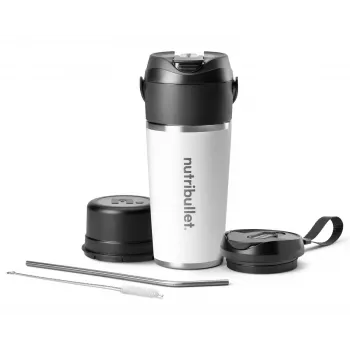 NutriBullet Flip 0.59 L przenośny blender Czarny, Biały