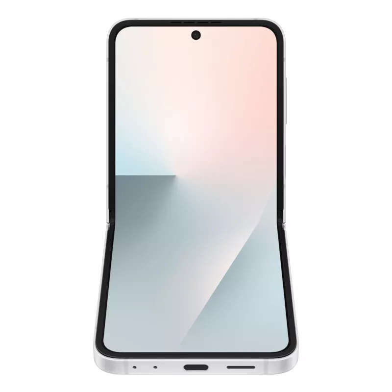 Samsung Galaxy Z Flip7 FE, 17 cm (6.7 cala), 2640 x 1080 pikseli, 8 GB, 128 GB, 50 MP, Biały