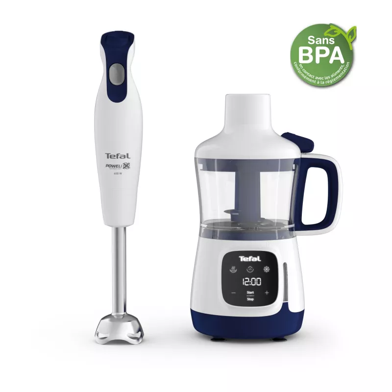 Tefal Yummy Gourmet HB55W4 Blender kuchenny 0,8 l 600 W Biały