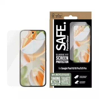 Szkło ochronne PanzerGlass SAFE. by Google Pixel 10 10 Pro 9 9 Pro odporne na zarysowania i wstrząsy