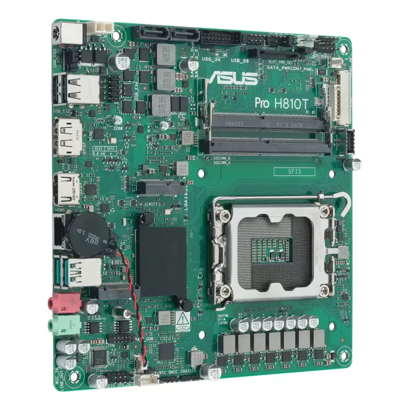 Płyta główna ASUS Pro H810T-CSM Intel H810 LGA 1851 mini ITX DDR5 128GB