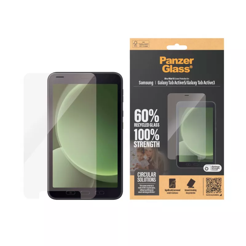 PanzerGlass ® Ochrona ekranu Samsung Galaxy Tab Active5 | Active3 | Ultra-Wide Fit