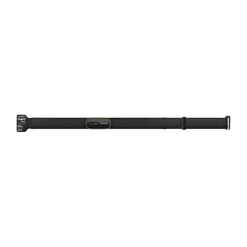 Monitor pracy serca GARMIN HRM 600 na klatkę piersiową Bluetooth/ANT+ czarny — regulowany 72–106 mm, wodoodporny