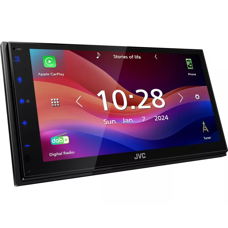 Odbiornik multimedialny JVC KW-M695DBW Czarny Wi-Fi 200 W Bluetooth