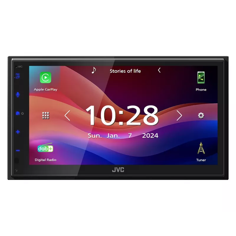 Odbiornik multimedialny JVC KW-M695DBW Czarny Wi-Fi 200 W Bluetooth