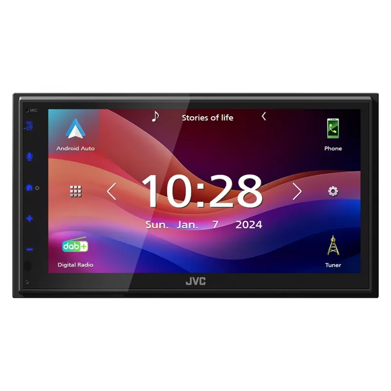 Odbiornik multimedialny JVC KW-M695DBW Czarny Wi-Fi 200 W Bluetooth