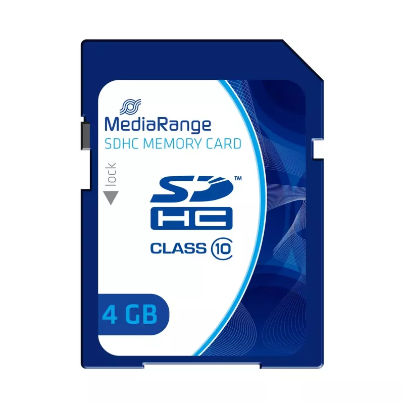 Flash Memory MediaRange 4GB SDHC Class 10 MR961