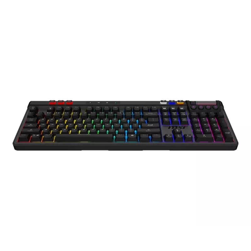 MSI Strike Pro Wireless Silent Mechaniczna Klawiatura Gamingowa, układ DE (QWERTZ), czarny