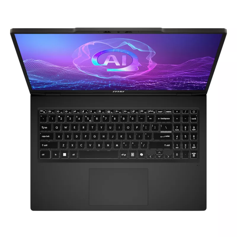 Laptop MSI Venture A16 AI+ A3HMG-036DE — 16 cali 2K (2048×1280), AMD Ryzen AI 7 340 2 GHz, 16 GB DDR5, 1 TB SSD, RTX 5050, Windows 11 Home, szary