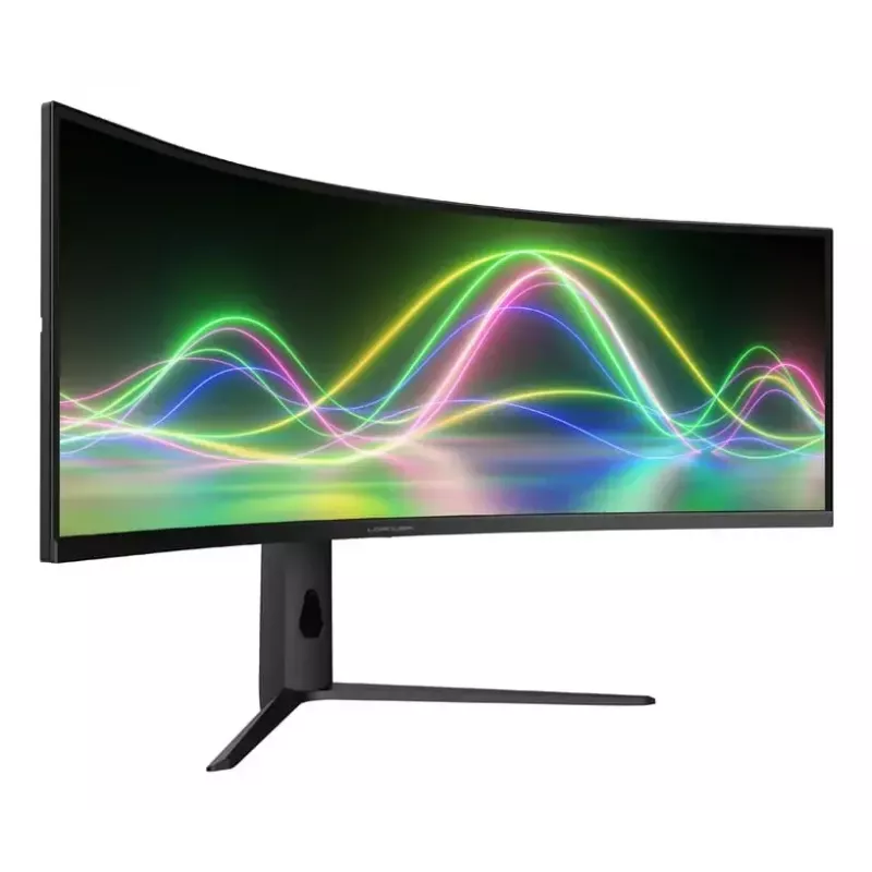 Monitor LC-Power LC-M49QCK 49 cali, Dual QHD (5120×1440), zakrzywiony VA LCD, 3 ms, 32:9, VESA, regulacja wysokości, czarny