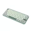 ASUS KW100 /GN/GE/81 klawiatura domowa Bluetooth QWERTZ niemiecka Zielona, Jasnozielona