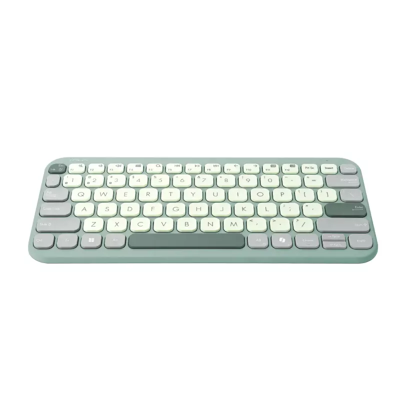 ASUS KW100 /GN/GE/81 klawiatura domowa Bluetooth QWERTZ niemiecka Zielona, Jasnozielona