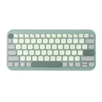 ASUS KW100 /GN/GE/81 klawiatura domowa Bluetooth QWERTZ niemiecka Zielona, Jasnozielona