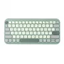ASUS KW100 /GN/GE/81 klawiatura domowa Bluetooth QWERTZ niemiecka Zielona, Jasnozielona