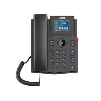 Telefon IP Fanvil X303-2 Czarny 4 linie LCD Słuchawka przewodowa