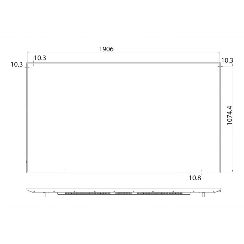 Telewizor Smart TV Hisense 86 cali E5QTUK QLED FHD z Freely, Cyfrowa tablica, 2,18 m (86 cali), 3840 x 2160 pikseli, Wi-Fi, 24/7
