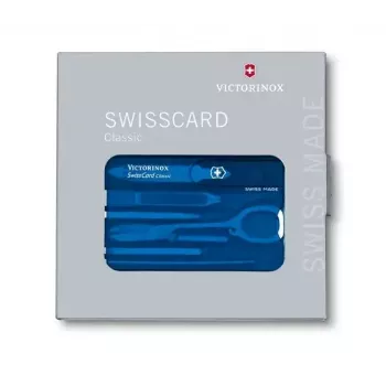 SwissCard Classic Victorinox niebieski