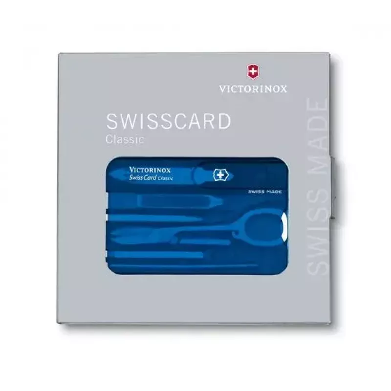 SwissCard Classic Victorinox niebieski