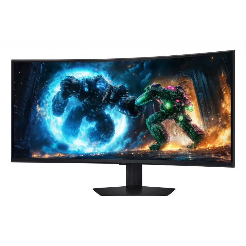 Monitor komputerowy Samsung G75F 101,6 cm (40 cali) 5120 x 2160 pikseli WUHD LCD Czarny