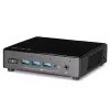 TERRA PC-Micro 3100 Silent Greenline Intel® Celeron® N5100 8 GB DDR4-SDRAM 240 GB SSD Windows 11 Pro Micro PC Czarny