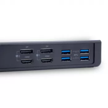 TERRA 1480374 stacja dokująca/replikator portów przewodowa USB 3.2 Gen 1 (3.1 Gen 1) Type-C czarna