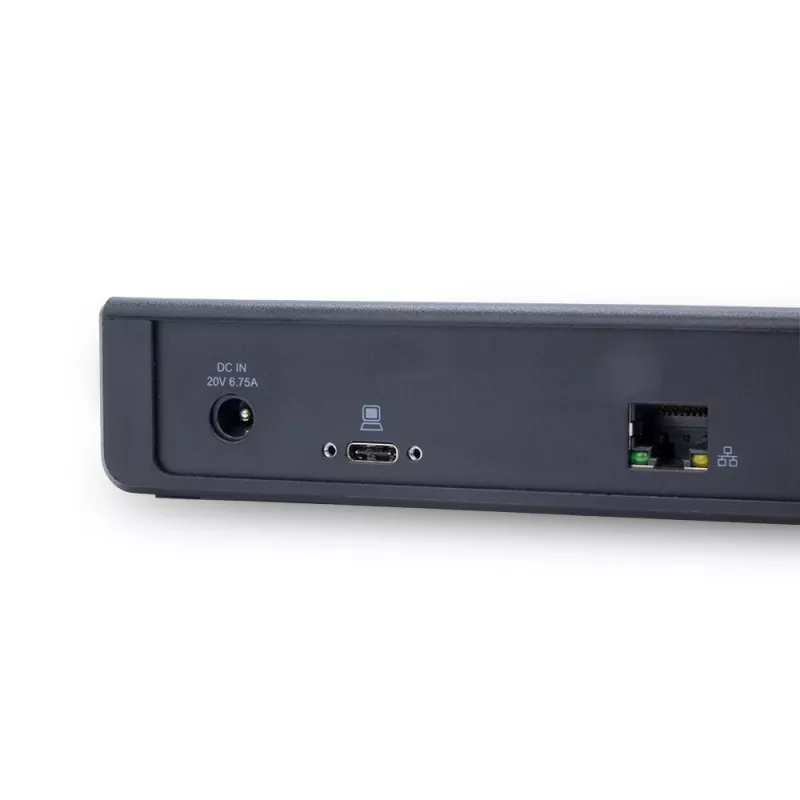 TERRA 1480374 stacja dokująca/replikator portów przewodowa USB 3.2 Gen 1 (3.1 Gen 1) Type-C czarna