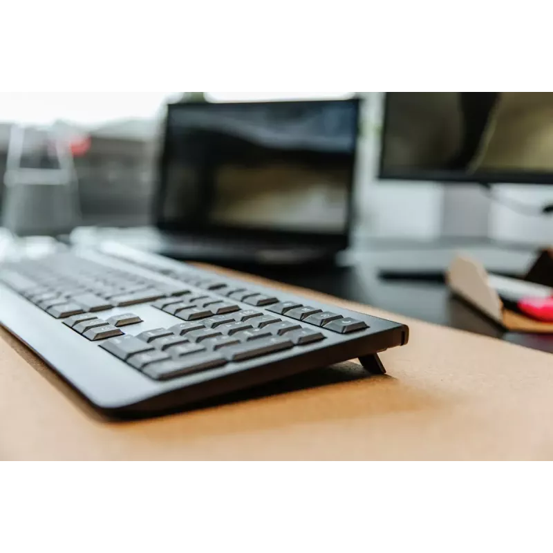 CHERRY KW 3000 klawiatura Uniwersalna RF Bezprzewodowa QWERTY US International Czarna