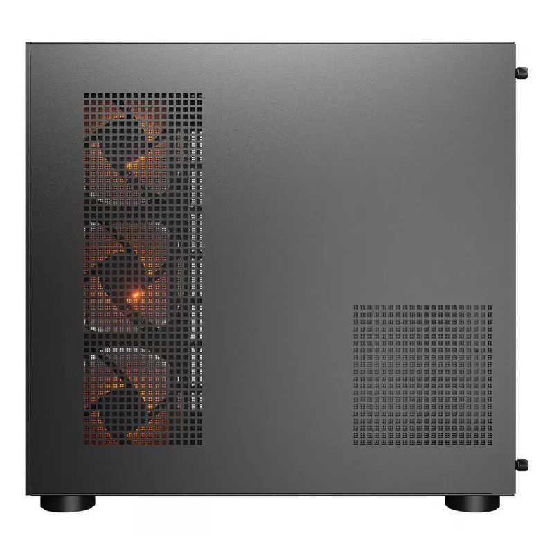 COUGAR PC Midi Tower Case FV150 ARGB — czarny, ATX/MicroATX/Mini-ITX, 3x120 mm przód + 1x120 mm tył, 2x3.5 cala i 2x2.5 cala zatoki
