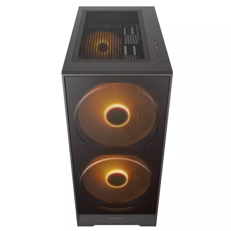 COUGAR Midi Tower Case, Airface 180, ARGB, Czarny